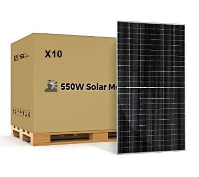 פאנל סולארי 10 יחידות 550W SUNLIGHT