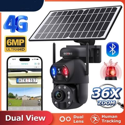 מצלמת אבטחה סלולרית TOWER 100X36 כולל פנל סולארי