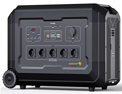 תחנת כוח ניידת עוצמתית 5000W 5040 Wh