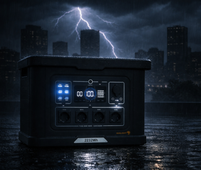 תחנת כוח ניידת 1500W 1488Wh עם סוללת LiFePO4