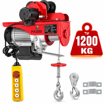 כננת הרמה 1200KG נוסעת 30 מטר + שלט אלחוטי
