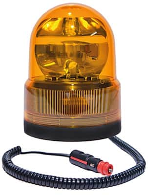צ'קלקה לרכב מסתובב מהבהב צהוב 12V