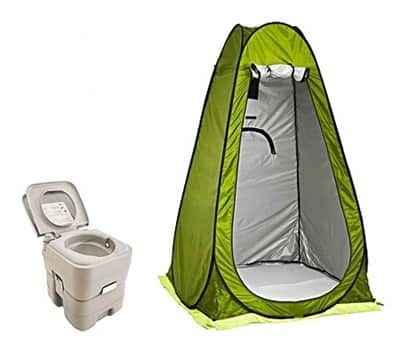 שירותים כימים דגם BK HOLLAND +אוהל פרדייז