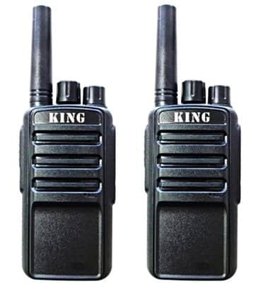 זוג מכשירי קשר King 6 נטענים