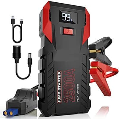 בוסטר התנעה לרכב מקצועי 2500 אמפר Giant Energy