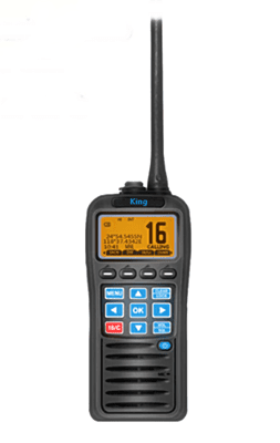 מכשיר קשר ימי נישא KING 38M GPS+DSC