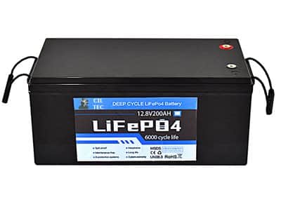 מצבר פריקה עמוקה ליתיום 200A LiFePO4 חכם