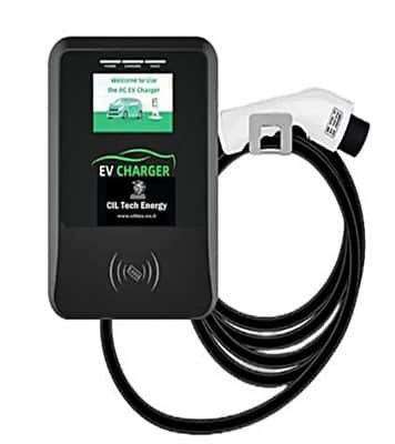 עמדת טעינה לרכב חשמלי 11 Kw + אפליקציה מסך LCD חכם CILTEC18