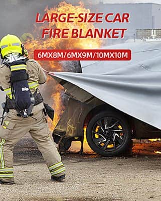שמיכת כיבוי לרכב 6x8 מטר בארון קיר GIANT1002B
