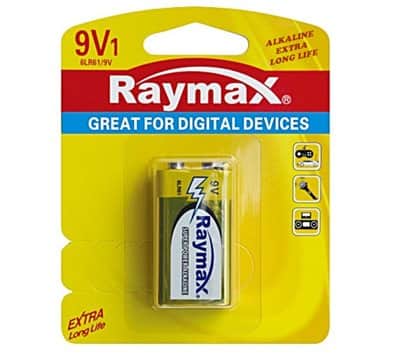 סוללה 9V אלקליין Extra Long Life Raymax