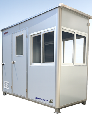 ביתן שמירה LUXGUARD 280 + שירותים מהודרים