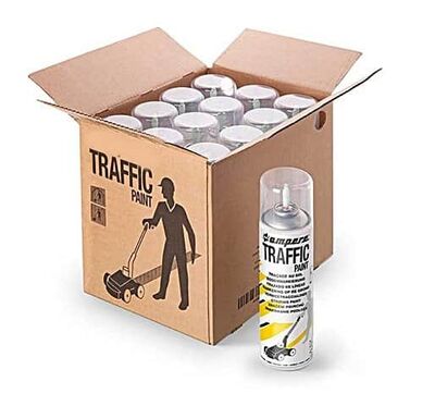 צבע לסימון כבישים לבן 15 יחידות