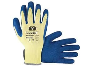 כפפות חיתוך Aramid Yarn Glove with Latex Palm