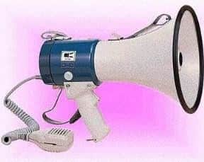 מגפון + מיקרופון נשלף