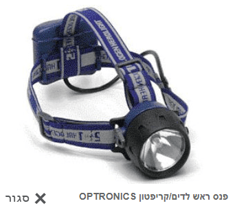 פנס ראש לדים-קריפטון OPTRONICS